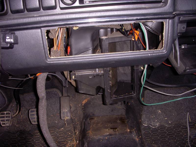 Depose radiateur chauffage bmw #5