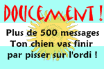 + de 500 messages + de 500 messages