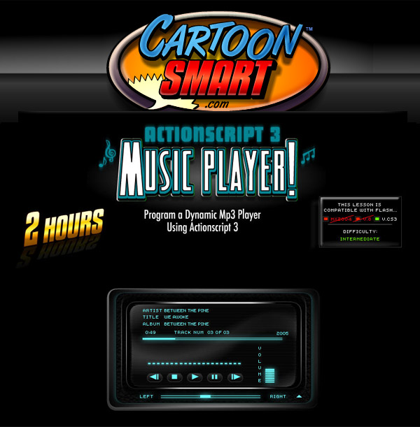 Cartoonsmart - Actionscript3 Mp3 Music Player