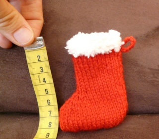 comment tricoter une chaussette de noel